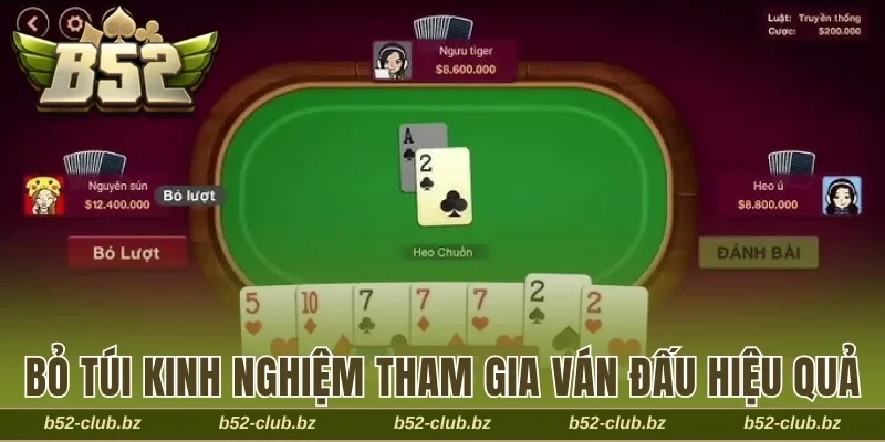 Bỏ túi kinh nghiệm tham gia ván đấu hiệu quả