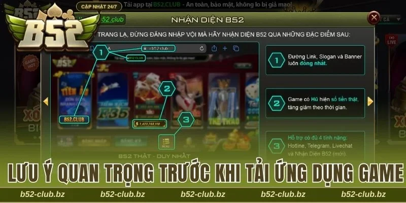 Một số lưu ý quan trọng trước khi tải ứng dụng game