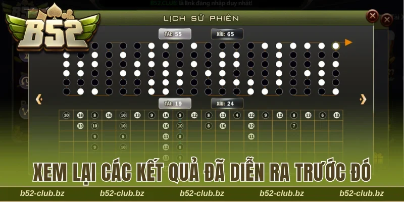 Xem lại các kết quả đã diễn ra trước đó